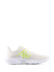 New Balance White/Lemon Womens 411 Trainers - Image 1 of 9