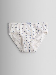 JoJo Maman Bébé Floral 3-Pack Floral Briefs - Image 4 of 8