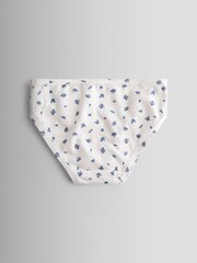 JoJo Maman Bébé Floral 3-Pack Floral Briefs - Image 7 of 8