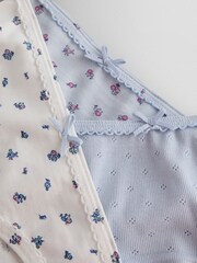 JoJo Maman Bébé Floral 3-Pack Floral Briefs - Image 8 of 8