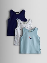 JoJo Maman Bébé Boat 3-Pack Sailboat Vests - Image 1 of 10