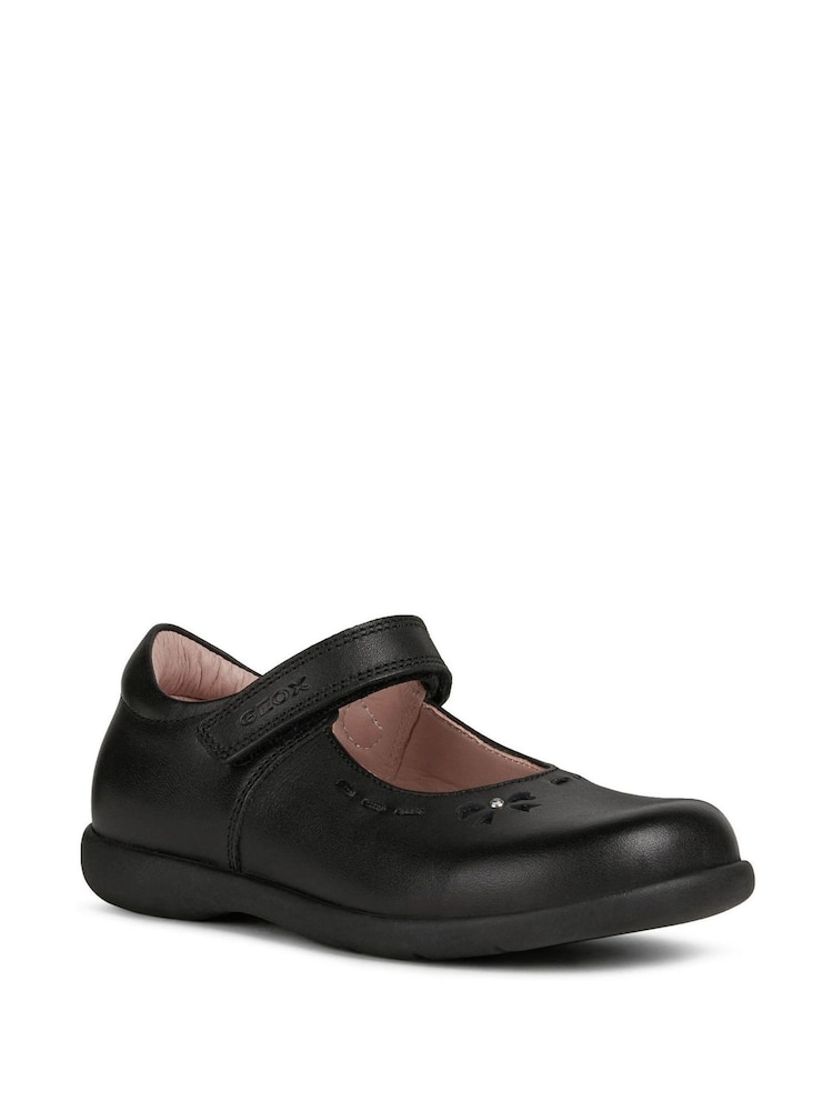 Geox Naimara Black Ballerina Shoes - Image 2 of 4