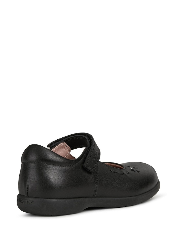 Geox Naimara Black Ballerina Shoes - Image 4 of 4