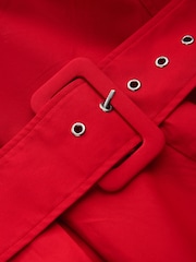 Red Occasion Foldover Belted Maxi Dress - Image 7 of 8