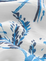 Blue Print Tie Side Midi Summer Dress - Image 8 of 8