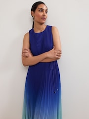 Phase Eight Blue Petite Simara Dress - Image 3 of 5