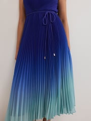 Phase Eight Blue Petite Simara Dress - Image 4 of 5