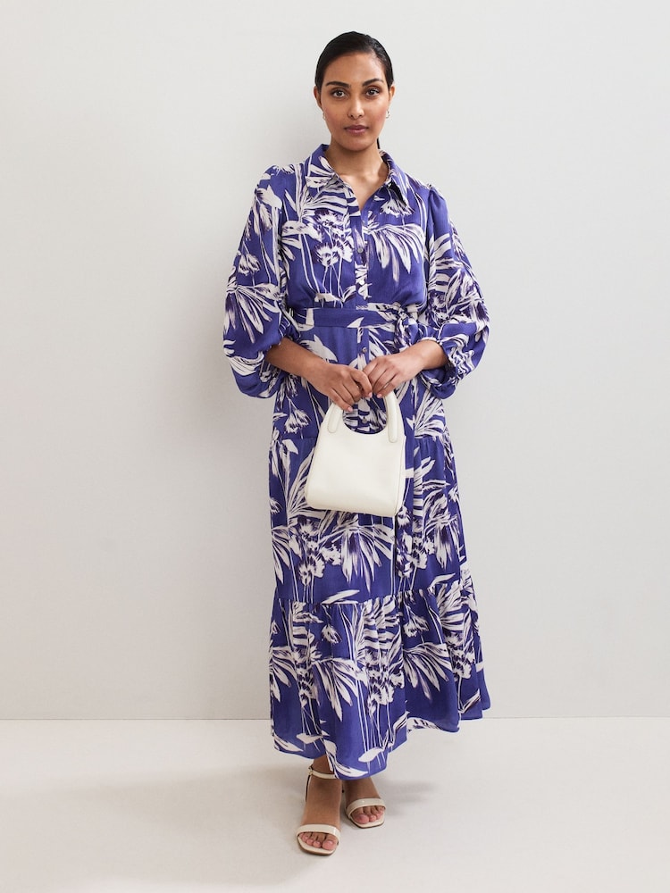 Phase Eight Blue Petite Coralie Dress - Image 1 of 6