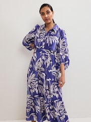 Phase Eight Blue Petite Coralie Dress - Image 3 of 6