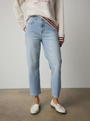 Bleach Blue Slim Cropped Jeans - Image 3 of 9
