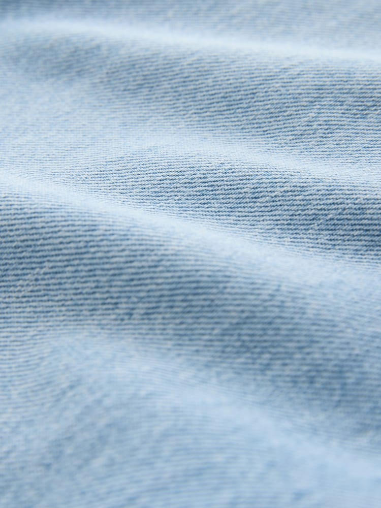 ライトブルー - パッチポケット ワイドレッグジーンズ - 画像 9 / 9