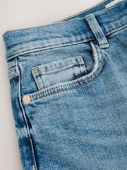 Mid Blue Cropped Bootcut Jeans - Image 8 of 9