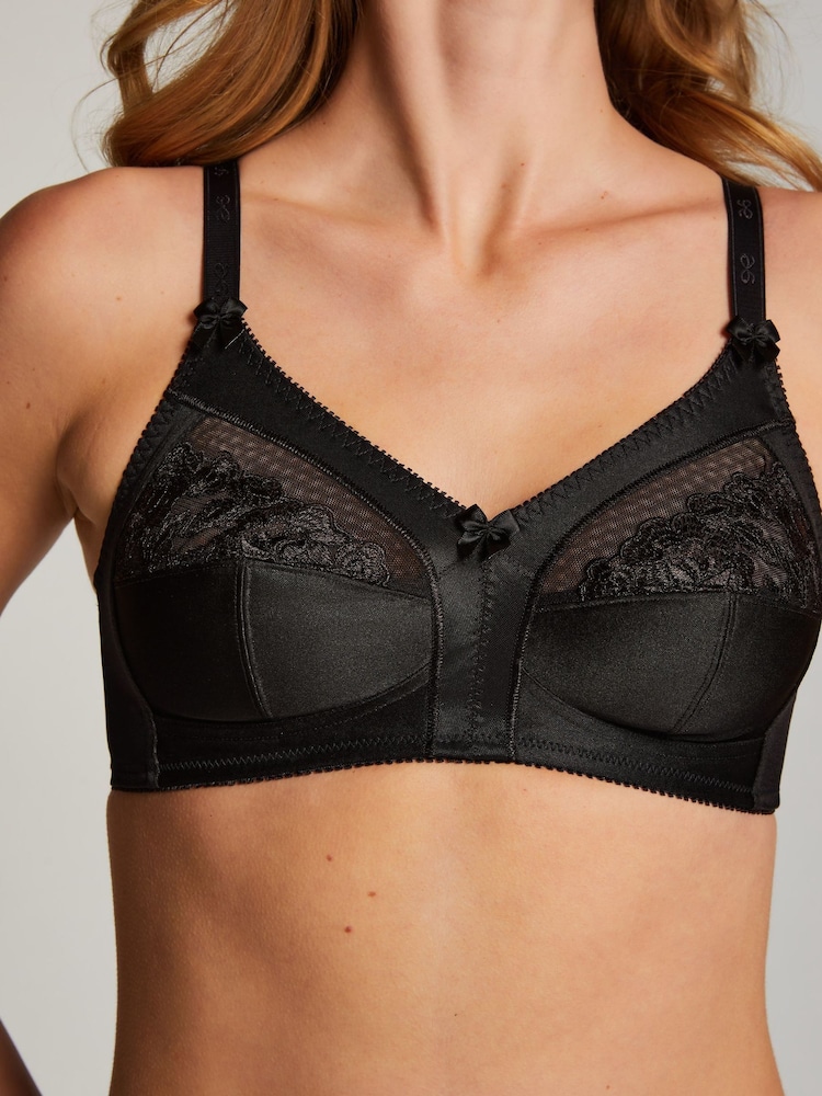 Hunk Sara Non-Padded Non Wired Black Bra - Image 2 of 5