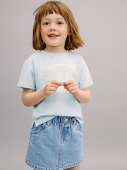 Mango Blue Denim Skirt - Image 2 of 5