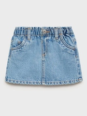 Mango Blue Denim Skirt - Image 3 of 5