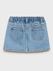 Mango Blue Denim Skirt - Image 4 of 5