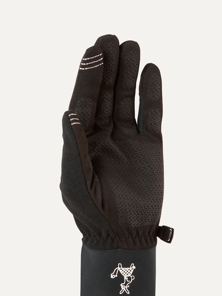 Sealskinz Wolferton Water Repellent Running Convertible Black Gloves - Image 2 of 4