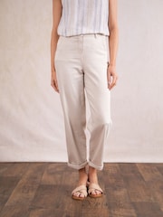 Lakeland Clothing Cream Starla Trousers - Image 1 of 5