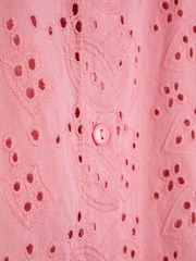 Lakeland Clothing Pink 100% Cotton Joy Embroidered Blouse - Imagen 4 de 4