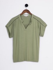 Lakeland Clothing Poppy Jersey Green Top - Image 1 of 4