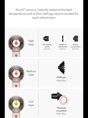 Dyson Pink Supersonic Nural Straight to Wavy Hair Dryer - Image 10 of 11