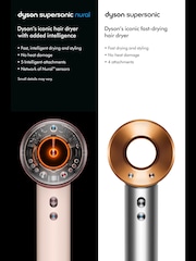 Dyson Pink Supersonic Nural Straight to Wavy Hair Dryer - Image 5 of 11
