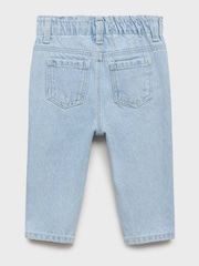 Mango Blue Paperbag Jeans - Image 2 of 3