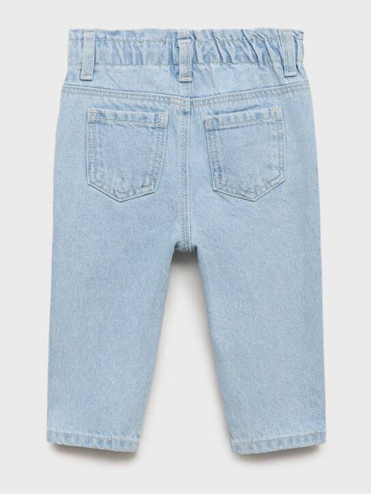 Mango Blue Paperbag Jeans - Image 2 of 3