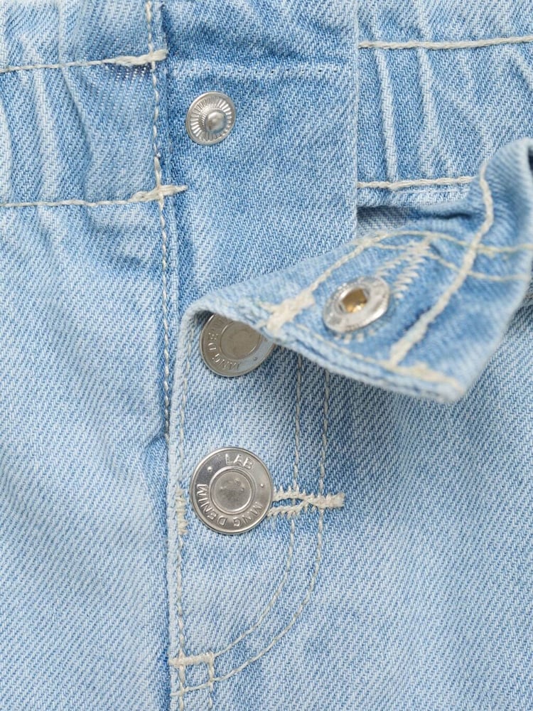 Mango Blue Paperbag Jeans - Image 3 of 3 Mango Blue Paperbag Jeans - Image 3 of 3