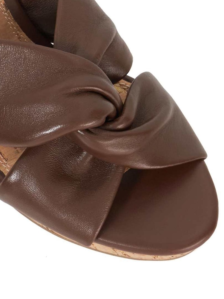 Dune London Kacee Twist Knot Wedge Mule Sandals - Imagen 5 de 5 Dune London Kacee Twist Knot Wedge Mule Sandals - Imagen 5 de 5