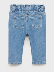 Mango Blue Sky Paperbag Jeans - Image 2 of 3