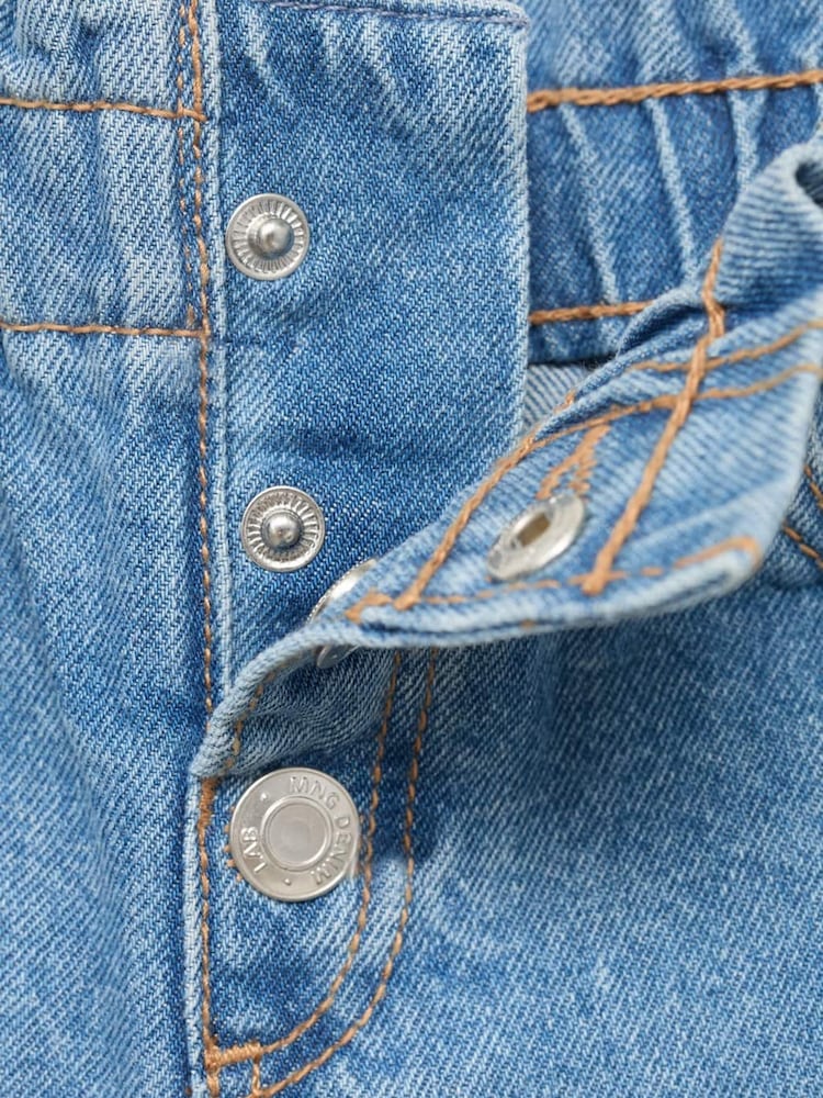 Mango Blue Sky Paperbag Jeans - Image 3 of 3