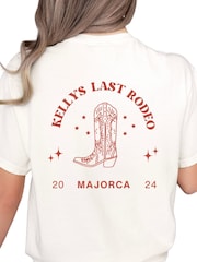 Personalised Last Rodeo Hen Party T-shirt by Koko Blossom - Image 2 of 2