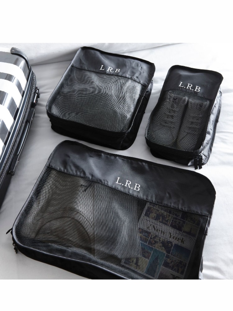 Personalised Packing Cubes by Koko Blossom by Koko Blossom - Image 1 of 4