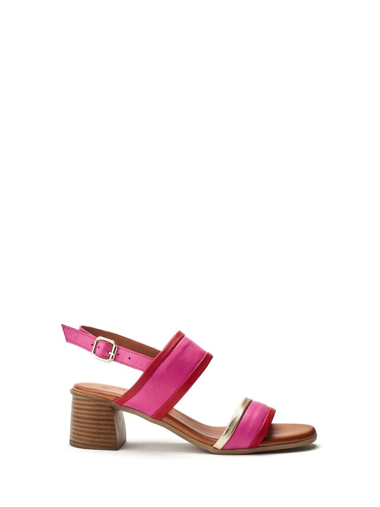 Moda in Pelle Luzula Colour Block Low Heel Sandals - Image 1 of 4