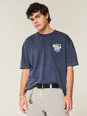 Hollister Back Graphic Print Short Sleeve T-Shirt - Image 1 of 4