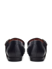 Moda in Pelle Sh Ilice Modern Black Ballerinas With Statement Instep - Image 3 of 4