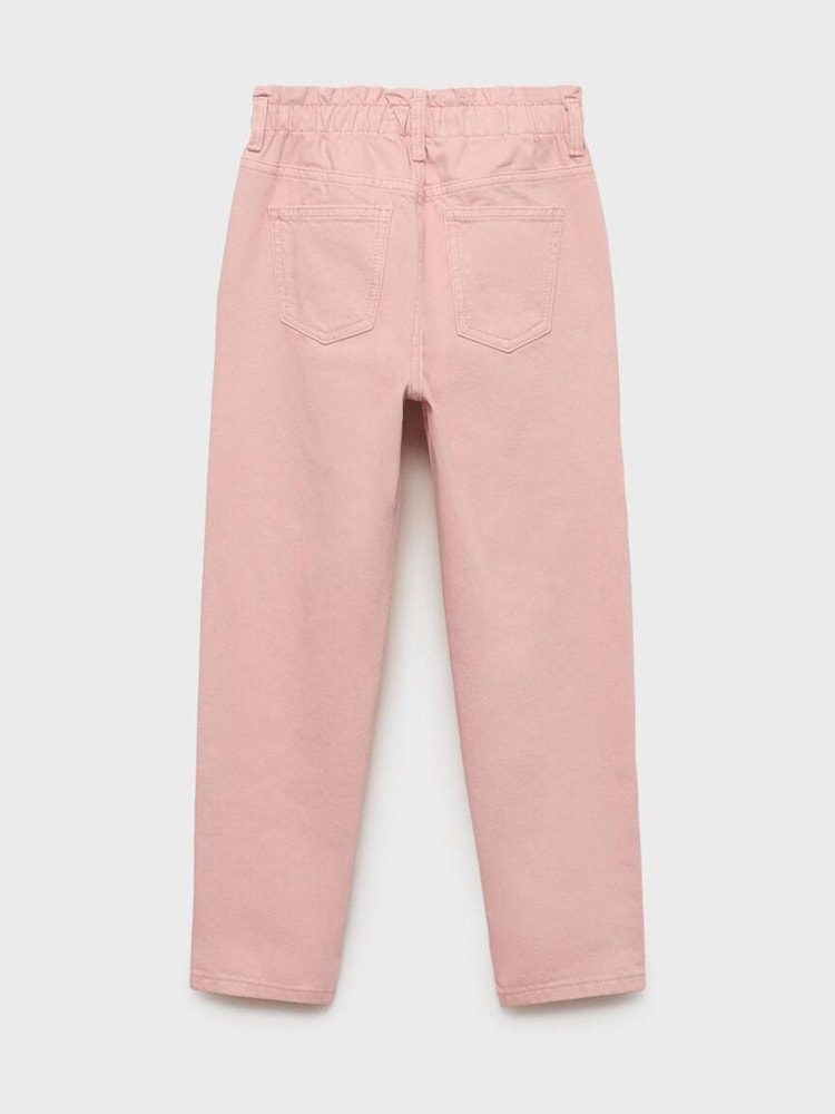 Mango Pink Paperbag Jeans - Image 2 of 3