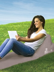 Jeray Grey Lazy Wedge Inflatable Lounger - Image 2 of 2