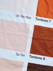 Jeray White/Blue Tantone Beach Towel & Sunsafe Set - Image 5 of 6