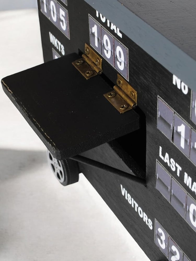 Jeray Black Cricket Scoreboard Desk Tidy - Image 2 of 6