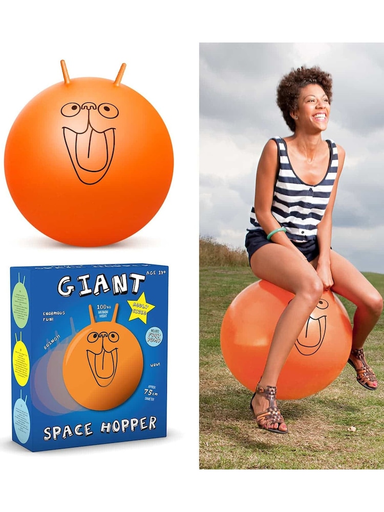 Jeray Orange Giant Retro Adults Space Hopper - Image 4 of 4