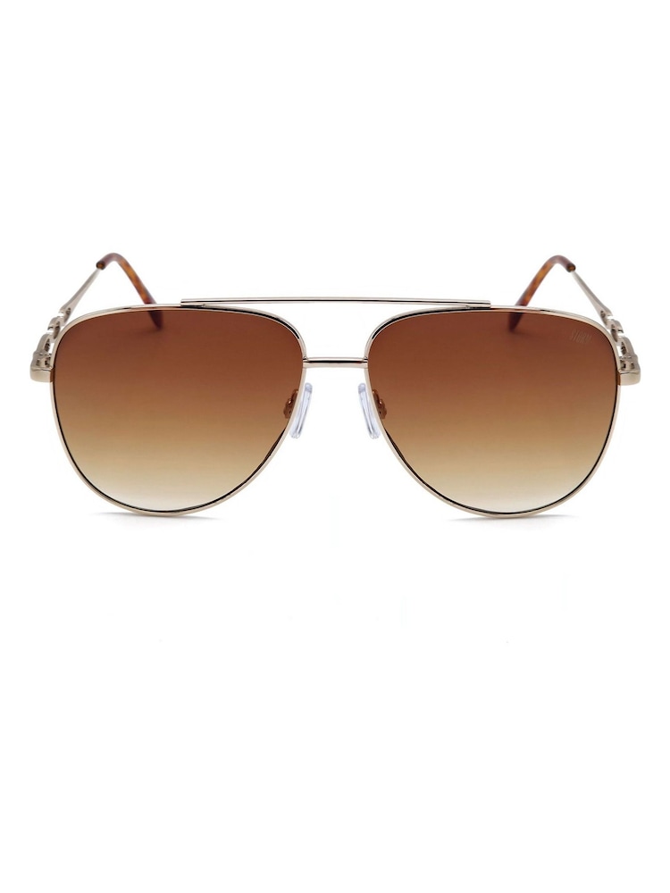 Storm Metal Chain Arm Teardrop Sunglasses - Image 1 of 2