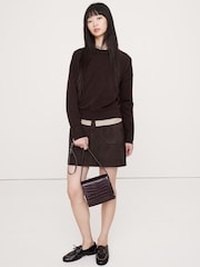 Braun - Banana Republic Merinopullover mit Rundhalsausschnitt - Bild 3 von 4