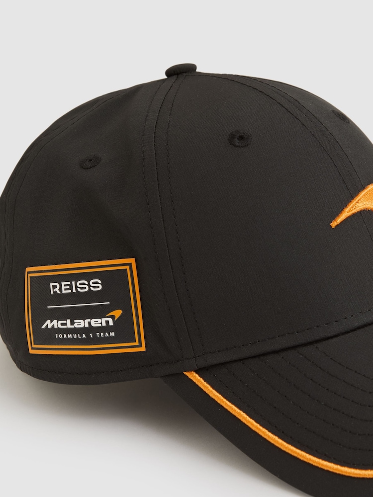 Reiss Black 9Forty McLaren F1 Team Speedmark Logo Cap Unisex Fit - Image 5 of 5 Reiss Black 9Forty McLaren F1 Team Speedmark Logo Cap Unisex Fit - Image 5 of 5