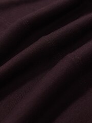 Reiss Plum Brady Jersey V-Neck Top - Image 5 of 5