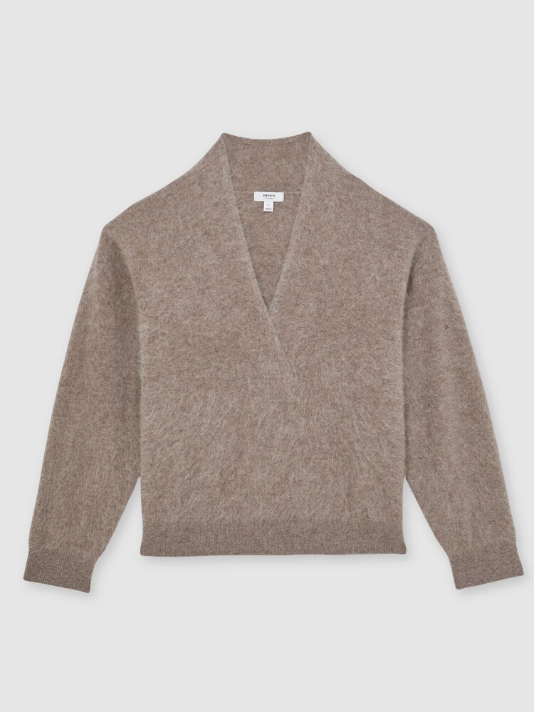 Reiss Oatmeal Neutral Milo Jumper - Image 2 of 6