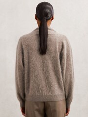 Reiss Oatmeal Neutral Milo Jumper - Image 5 of 6