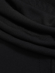 Reiss Black Angie Sheer Mesh Bardot Top - Image 5 of 5