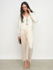 Reiss Cream Beau Cardigan - Image 3 of 6
